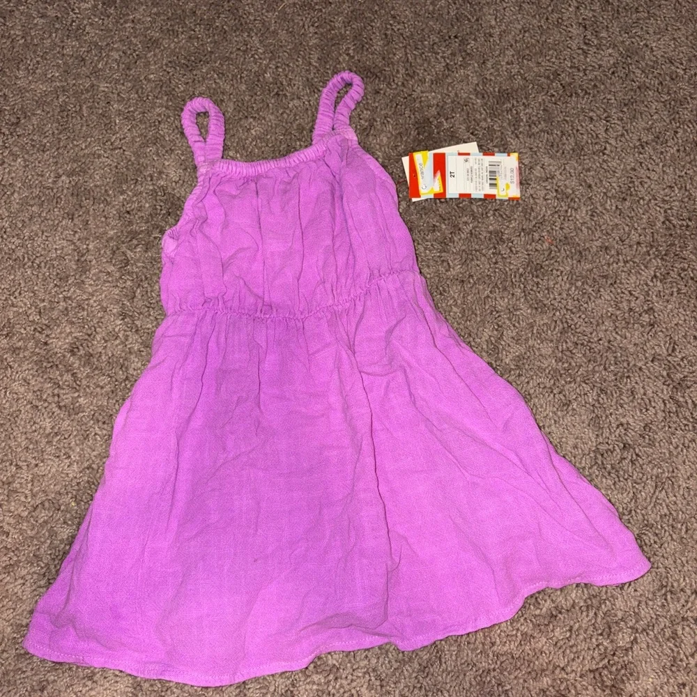 Cat & Jack Purple Dress 2T NWT!